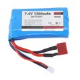thumbnail image 1 of 18650 7,4v 1300mah batería de iones de litio adecuada para Scy 16101 16102 16103 1 / 16 batería recargable para automóviles RC, 1 of 10