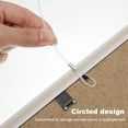 thumbnail image 4 of Miangastore 12pcs Picture Hanging Wire Picture Frame Invisible Wire Loop Cord Picture Rail Clear Nylon For Hanging Picture, 4 of 9