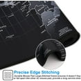 thumbnail image 4 of Cmhoo XXL Gaming Mouse Pad with Black Map & Premium-Textured Computer Non-Slip Gaming Mouse Mat-90x40 DiTu02, 4 of 6