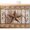 brown, variant on Vintage Texas Star Wooden Sink Skirt 11"W x 13"L,Dustproof Under Sink Curtain Skirt for Bathroom Kitchen,Farmhouse Berry Country Adhesive Short Curtain Vanity Cover for Laundry Room Closet Shoe Rack