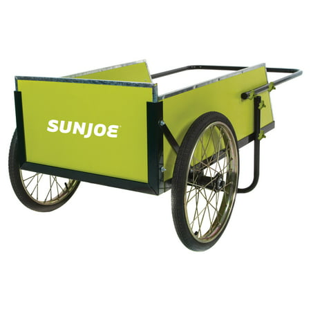 Sun Joe SJGC7 7 Cubic Foot Heavy Duty Garden + Utility (Best Garden Dump Cart)