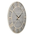 Antique Ivory and Driftwood Wall Clock