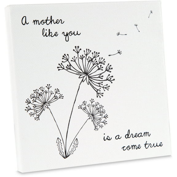 Pavilion Gift Company - Mother - 5" x 5" Canvas Plaque