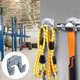 thumbnail image 5 of Soporte de suspensión de tornillo Ganchos colgantes de metal con para jardín Cocina Garaje Herramienta 5pcs, 5 of 5