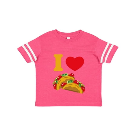 

Inktastic I Love Tacos Gift Toddler Boy or Toddler Girl T-Shirt