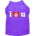 thumbnail image 5 of Pet Dog  Cat Shirt Screen Printed, "I Love You", 5 of 10