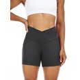 thumbnail image 5 of Cadmus Women's High Waist Tummy Control Yoga Shorts Spandex Compression Biker Shorts Side Pockets,3 Pack, 5 of 8