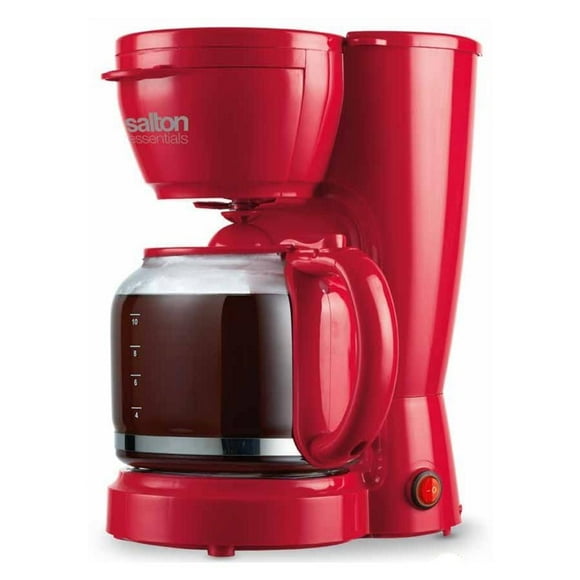 Salton Essentials Red 12-Cup Coffee Maker