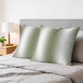 thumbnail image 6 of Pillow Covers 18x18 Set of 2, Green White Ombre Square Throw Pillow Covers for Couch/Sofa/Living Room, Country Pastoral Gradient Minimalist Decorative Soft Pillowcases for Couch Throw Pillows, 6 of 9