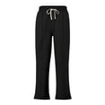 thumbnail image 4 of KyCheLot Men's Baggy Sweatpants Striped High Waist Wide Leg Track Pants Athletic Joggers with Pockets, 4 of 6