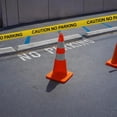 thumbnail image 4 of SINGHAL No Parking Caution Tape Roll - 3 Inch x 1000 Feet - High Visibility Bright Yellow Tape with Bold Black Print - No Parking Warning Tape - Waterproof, 4 of 5