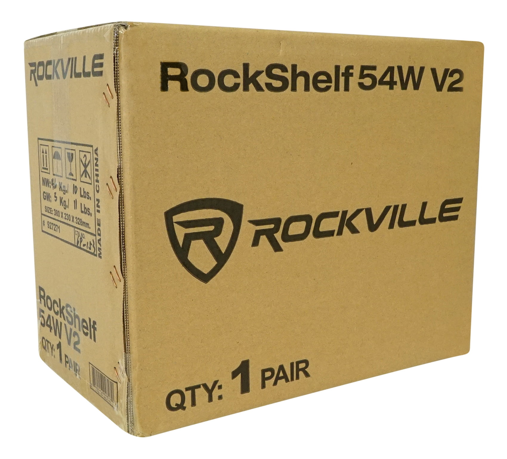 Rockville BluTube Amplifier Home Receiver+5.25" White Bookshelf Speakers+8" Sub
