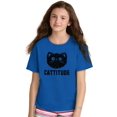 thumbnail image 3 of Cattitude Funny Cat Ladies Pet Lovers Girls Kids T Shirt Tees Teen Brisco Brands M, 3 of 6