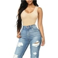 thumbnail image 4 of Gotoly Shapewear for Women Scoop Neck Tank Tops Bodysuits Jumpsuits Waist Trainer Full Body Shaper Faja Colombianas(Beige Medium-Large), 4 of 8