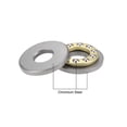 thumbnail image 2 of F8-22M Miniature Thrust Ball Bearings 8mmx22mmx7mm Chrome Steel with Washers 10 Pcs, 2 of 5