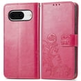 thumbnail image 6 of for Google Pixel 8a Wallet Case, [Flower Embossed] Premium PU Leather Flip Protective Case Cover with Card Holder and Stand with Wrist Strap for Google Pixel 8a, Rose, 6 of 6