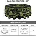 thumbnail image 3 of Yule Life Of Tree Viking Celts Pagan Wicca Waterproof Picnic Patio Party Round Table Cloth Cover Decorations Fabric 60 Inch Circular Tablecloth For 20-47 Inch Home Dining Room Kitchen Decor, 3 of 6