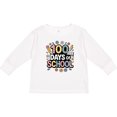 thumbnail image 3 of Inktastic 100 Days of School Girls Long Sleeve Toddler T-Shirt, 3 of 5