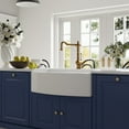 thumbnail image 5 of DeerValley DV-1K516 Farmhouse Kitchen Sink with Apron ,Single Bowl,33"x 21" Ceramic, 5 of 18