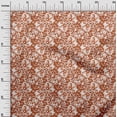 thumbnail image 3 of oneOone Silk Tabby Rust Brown Fabric Abstract Craft Projects Decor Fabric Printed By The Yard 42 Inch Wide, 3 of 5