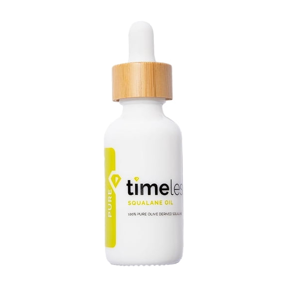 Timeless Skin Care Squalane Oil 100% Pure - Plant-Based Face Oil - Fragrance-Free - For Dry Skin - Moisturizing - 1 fl oz