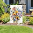 thumbnail image 5 of Cute Watercolor Wildflowers and Bee Bouquet Decorative Garden Flag for All Seasons, 12 x 18 Inch Small Vertical Double Sided Outside Decoration for Yard Farmhouse, 5 of 6