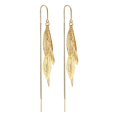 thumbnail image 1 of 1 Pair Long Tassel Dangler Dragonfly Pendant Earring Fresh and Bright Ear Jewel, 1 of 2