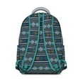 thumbnail image 3 of Trendy Tribal Print Backpack - Boho Style Rucksack with 17" Laptop Pocket | Durable College Bookbag for School, Work & Travel, Water-Resistant & Fashionable, 3 of 6