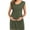 Green, variant on Todaioua Maternity Dresses for Women 2024 Ladies Fashion Solid Color Pleated Cotton Round Neck Sleeveless Clothe Dress Casual