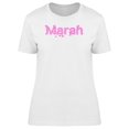 thumbnail image 1 of Marah Cute Pink Heart Name Tee Women's -Image by Shutterstock, 1 of 2