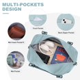 thumbnail image 4 of Bolsa de viaje HYC00 Weekender Overnight azul claro para mujer, 4 of 9