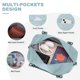 thumbnail image 4 of Bolsa de viaje HYC00 Weekender Overnight azul claro para mujer, 4 of 9