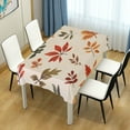 thumbnail image 4 of Yayeee Tablecloths 54" x 54" Rectangle Wrinkle Resistant Party Table Cover, Yellow Autumn Leaves, 4 of 8