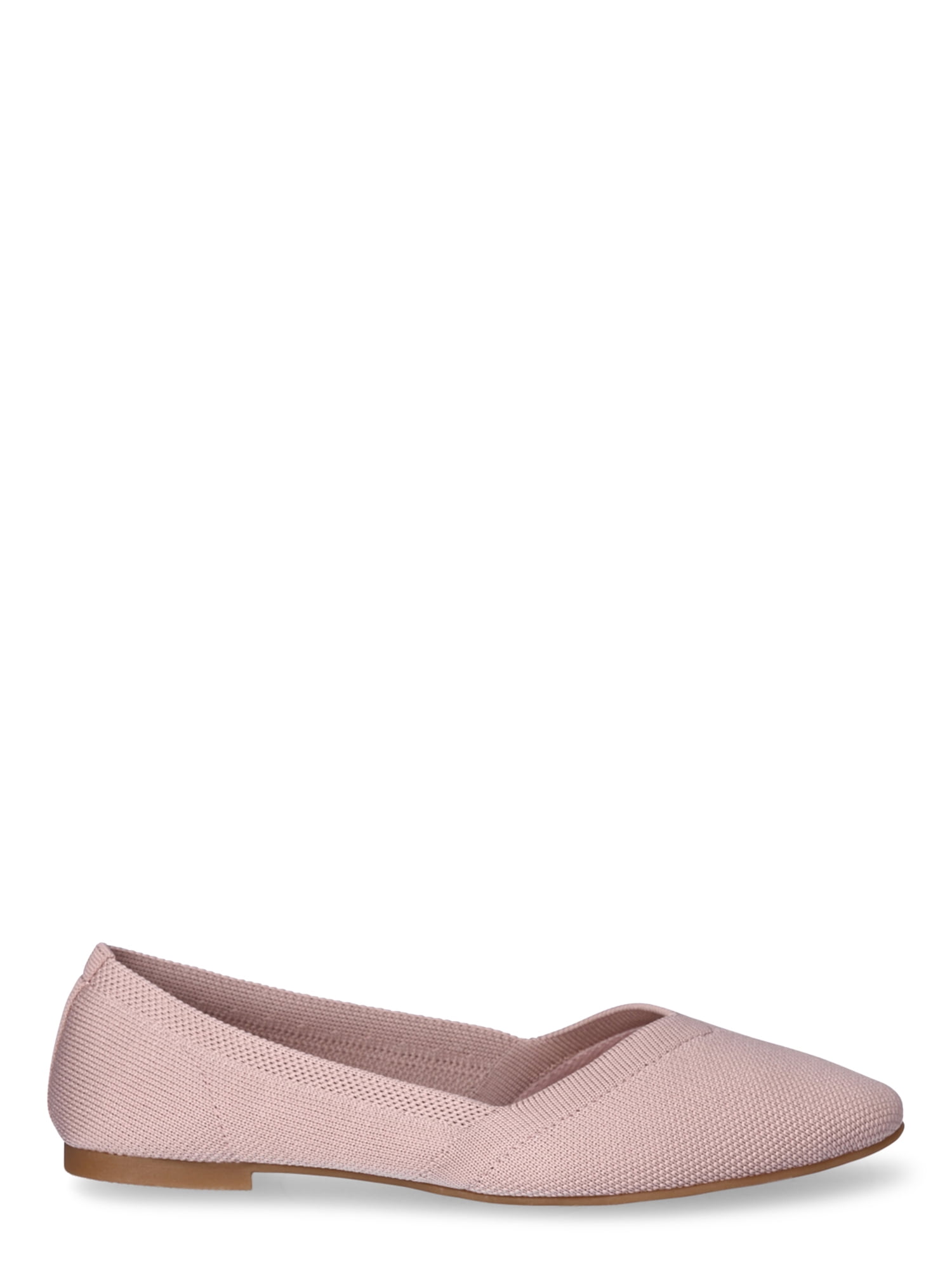 Time and Tru Women's Knit Ballet Flats