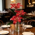 thumbnail image 6 of Dpityserensio Artificial Lily Flowers, Real Touch Faux Lily for Wedding Bouquet Home Hotel Decor, 6 of 7