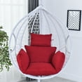 thumbnail image 5 of SHANNA Hanging Chair Cushion, Cushions for Hanging Egg Chair,Washable Swing Chair Cushion, Thicken Patio Hanging Egg Chair Pad, Garden Hanging Basket Chair Seat, Red, 5 of 9