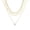 Gold, variant on 14K Gold & Silver Plated Layered Necklaces for Women, Dainty Pendant & Chunky Cuban Choker Set, Non Tarnish Trendy Birthstone Jewelry Gifts for Mom