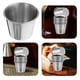 thumbnail image 5 of 12pcs vasos de chupito de acero inoxidable vaso portátil para beber bebidas espirituosas copas de vino sostenedor de salsa (45 ml), 5 of 8