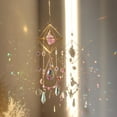 thumbnail image 4 of Dalrosia Crystal Suncatcher-Window Hanging Garden Suncatcher Healing Blue Crystal Rainbow Maker Handmade Indoor Outdoor Car Charm Garden Decor, 4 of 7