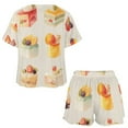 thumbnail image 3 of Cartoon Cake 2 Pack Women’s Pajama Set Print Sleepwear And Shorts Y2k Loungewear Sets S-5XL, 3 of 7
