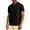 Mens Shirts Black, variant on Men's Crochet Stitch Casual Business T-Shirt Button Down Short Sleeve Work Golf Tops Father's Gift M-4XL