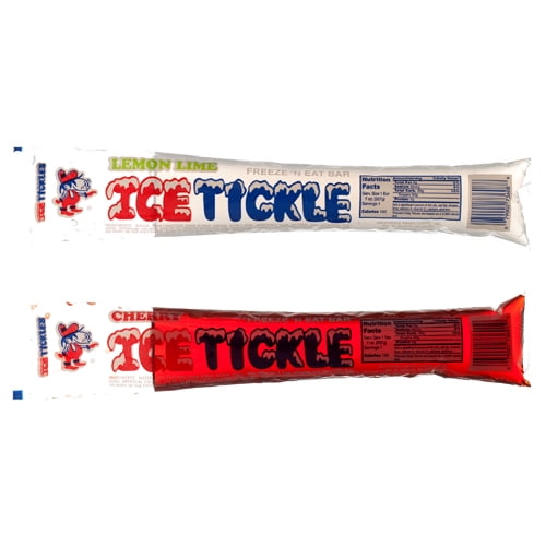 Ice Tickles Giant Freezer Ice Pop Bars, Original Flavors (Pack of 36 - 7oz pops)