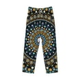 thumbnail image 4 of Xecao Dot Mandala Men's Straight Lounge Pajama Pants: The Ultimate in Comfortable Sleepwear, 4 of 9