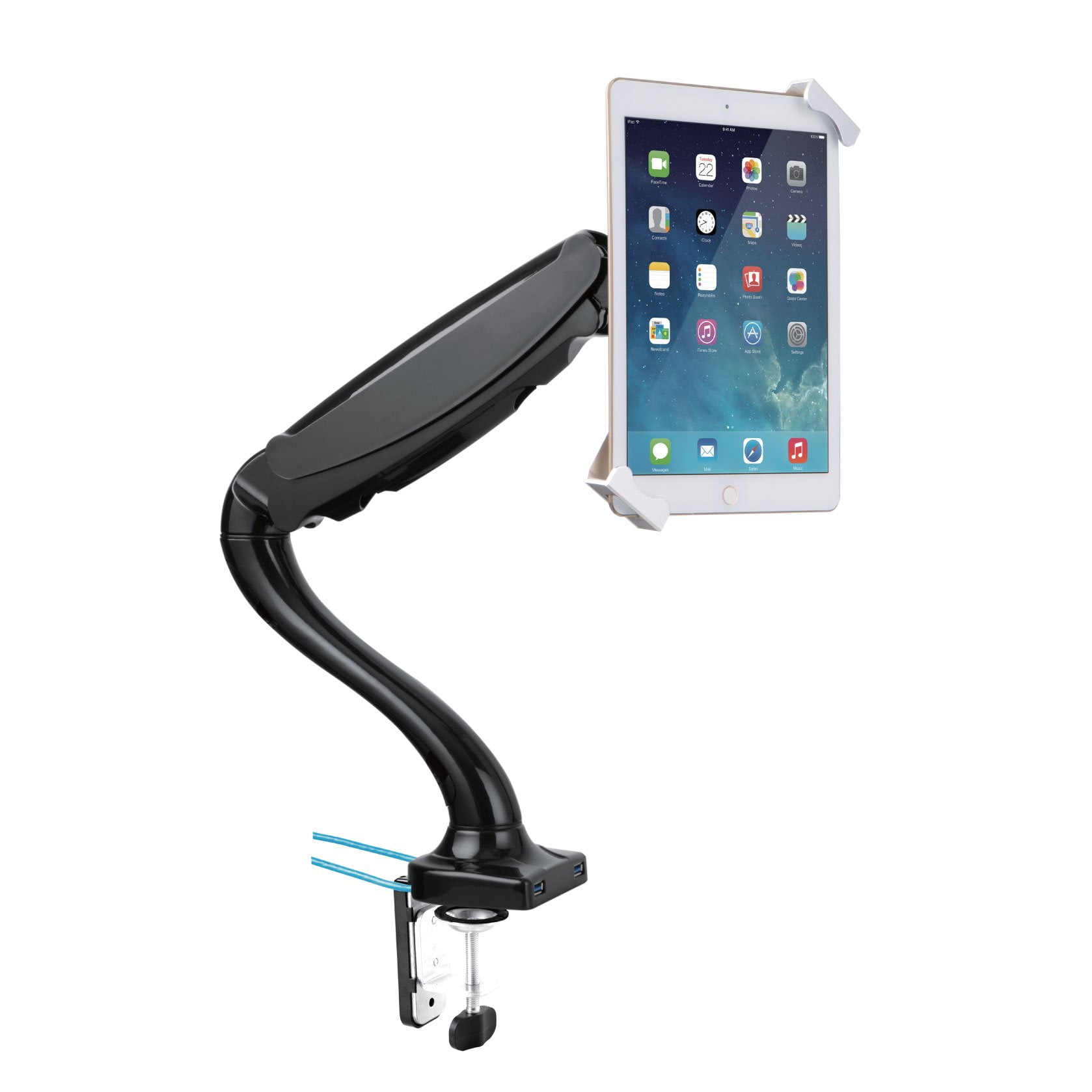 Cta Digital Padltmuh Locking Ipad/tablet Mount & Usb Hub