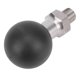 thumbnail image 1 of Cabeza Cabeza De Bola De 1,5 Pulgadas Con Rosca De 1/2 Varilla De Tornillo De Acero Inoxidable Montaje De Bola De Goma Uso Con Biela Y Base, 1 of 7