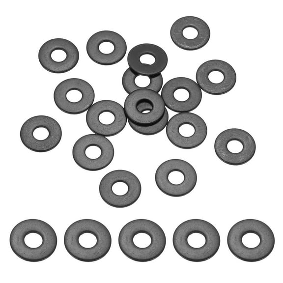 80PCS M4 Stainless Steel Washers, M4x12x1mm Flat Washers Metal Crush Washer Metric Sealing Washers Assortment Kit 304 Stainless Steel Gasket Ring for Screws Bolts Automotive