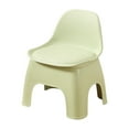 thumbnail image 2 of Kumdkd Plastic Backrest Stool for Kids - 15.7x12.5x10.2in Thickened Household Chair with Reinforced Base, Green, Detachable & Easy Clean, 2 of 6