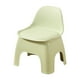 thumbnail image 2 of Taburete pequeño de plástico grueso para el hogar, silla con respaldo para niños, sofá, mesa de centro, taburete bajo, taburetes de sala de estar para adultos, taburete con respaldo de plástico., 2 of 6