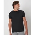 thumbnail image 3 of Hanes Ultimate Men's ComfortSoft Crewneck Undershirt, Black/Grey, 6-Pack Assorted 2XL, 3 of 6