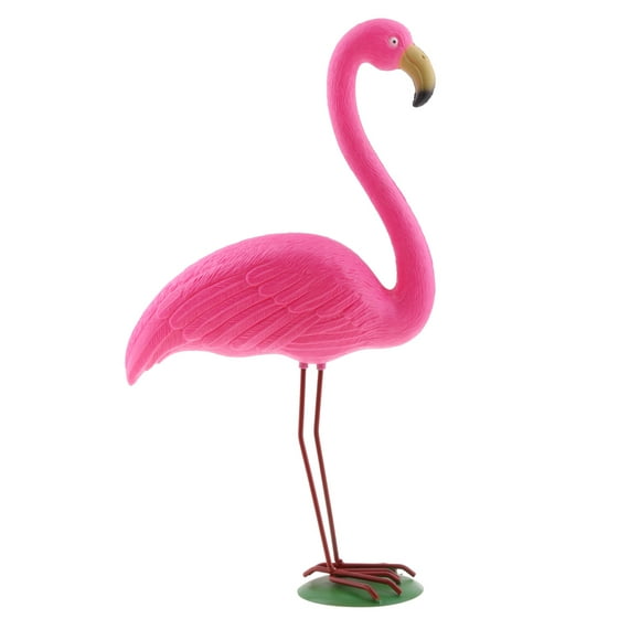 Standing Pink Pond Flamingo Garden Party Ornaments Decoration
